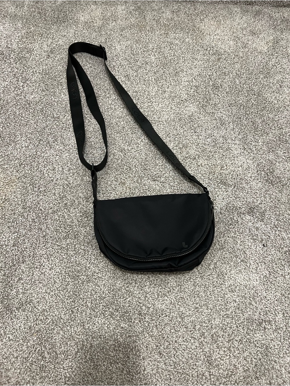Lole Black Crossbody Bag with Adjustable Strap